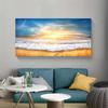 Landscape Beach Sunset Canvas Painting Nature Ocean Cloud Posters and Prints Wall Art Pictures Living Room Home Decor No Frame