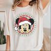 Vintage Disney Christmas Matching Family Shirts, Mickey Minnie Donald Daisy Goofy Pluto Santa Hat Tee, Disney Holiday Outfit, WDW Disneyland
