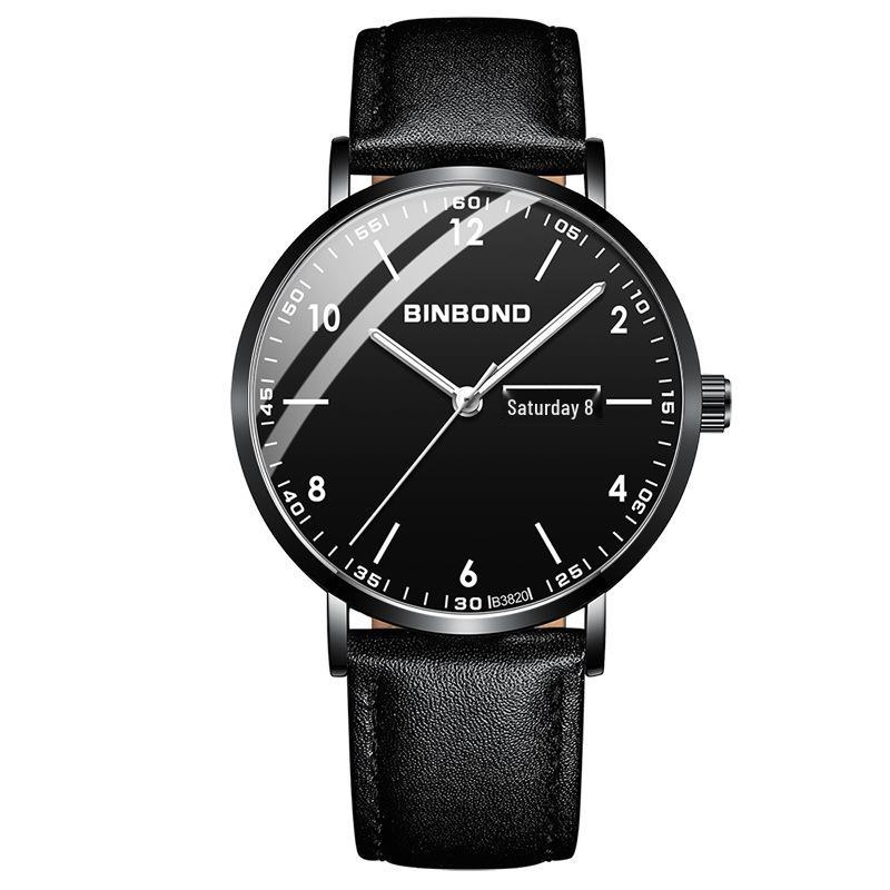 Men's Waterproof Ultra-Thin Quartz Watch - Automatic Mechanical, Trendy for Junior High Students