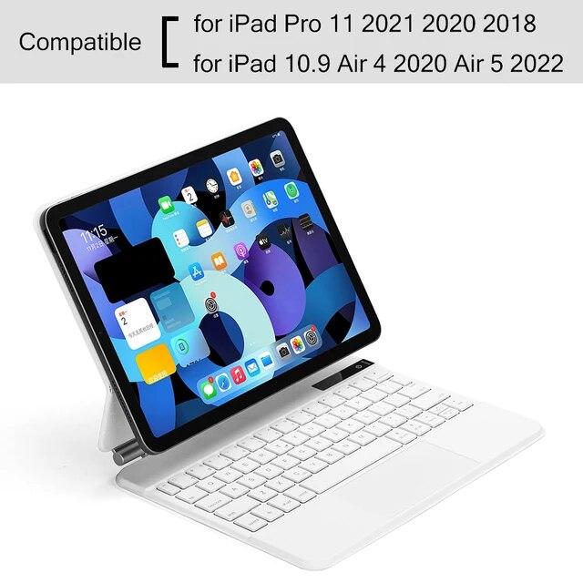 For Magic Backlit Keyboard Mouse Wireless 2022 for IPad Air 4 Air 5 Case for IPad Pro 11 2021 2020 Pro 12.9 Cover
