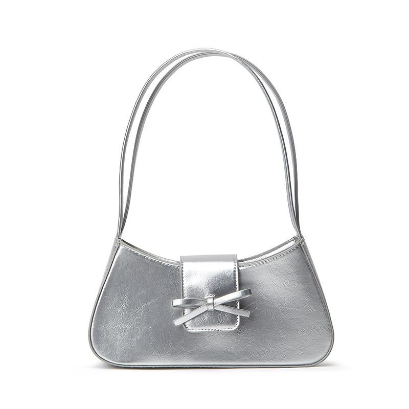 Bows - A Niche Fashion Shoulder Bag with An Underarm Strap, Suitable for Carrying To Work or For Casual Use.