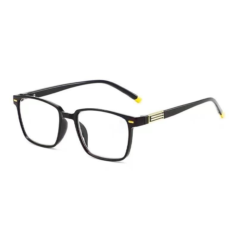 Unisex Square Reading Eyeglasses Durable + 1 . 0 ~ + 4 . 0 ComputerEyeglasses DurableReplaceableLensesforMaleandFemaleEyewear