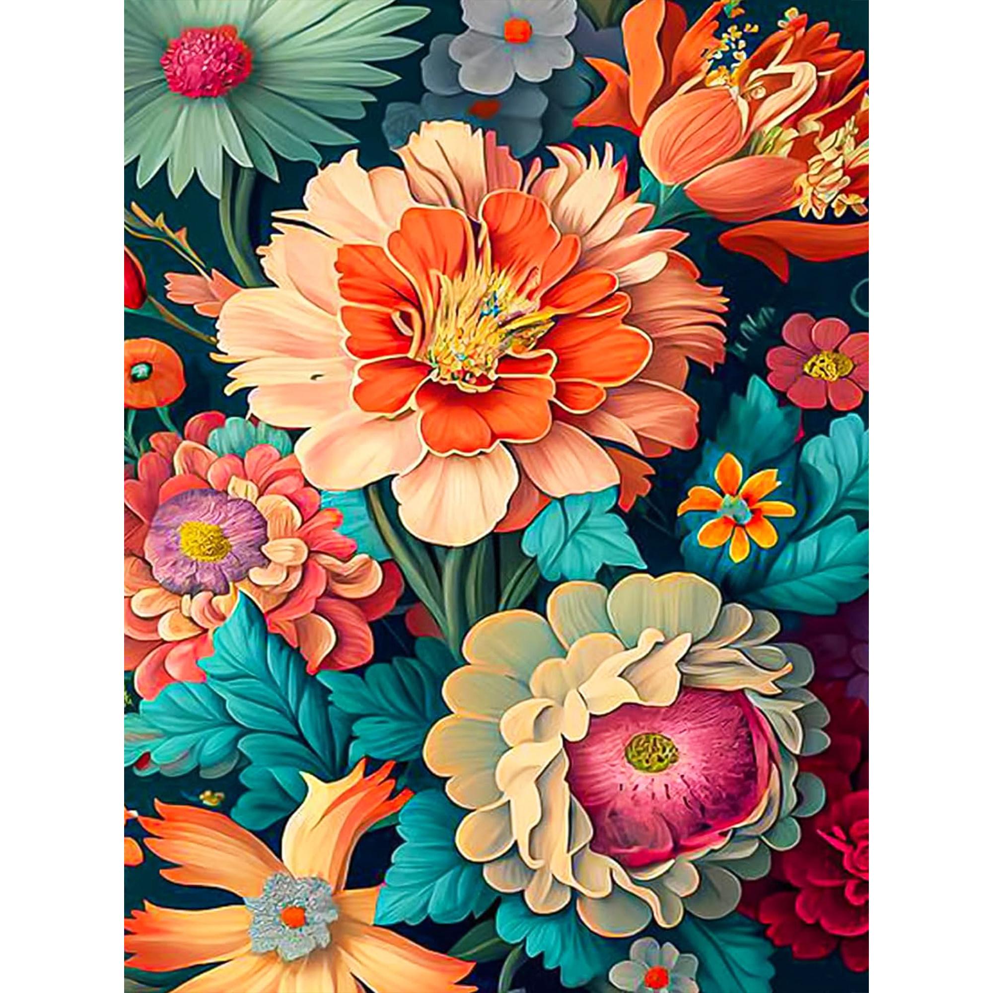 

HuaCan алмазная живопись цветок полный круглый AB дрель картины цветы мозаика картина вышивка стразами искусство ремесло домашний декор стены Round Drill 20x30cm