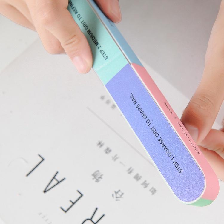 

Пилочка для ногтей, шестисторонняя полировальная пилка, инструмент для ногтей, семисторонняя пилка, палочка для шлифовки ногтей, точилка для ногтей с двусторонним принтом