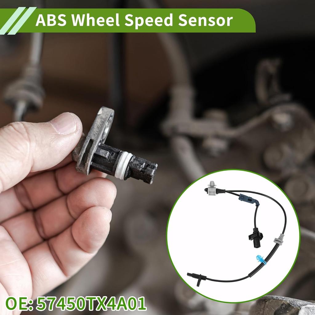 No.57450TX4A01 ABS Wheel Speed Sensor for Acura RDX 2013-2018 V6 3.5L Sport Utility Front Right ABS Sensor Anti-Lock Braking System Sensor 1 Pc