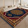 RAKKS Morocco Medallion Large Area Rug, Non-Slip Carpet for Living Room & Bedroom Kitchen, Door Mat, Sofa Bedside Mat Home Decor