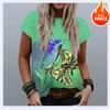 Summer T-shirts Butterfly 3d Print Streetwear Women's Casual Fashion Oversized O-neck T Shirt Y2k Female Girl Tops Tees Clothing