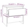 Nightstands 2 pcs Grey Sonoma 45 x 34.5 x 44.5 cm Particleboard