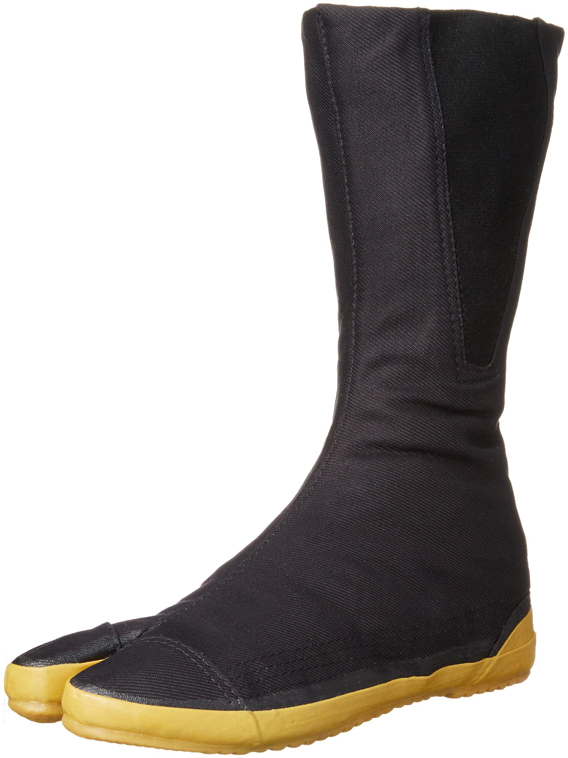 

Носки Moonstar Tabi с молнией Easy Size JP26, 2E, мужские женские, таби, черный, JP, (26см) чёрный