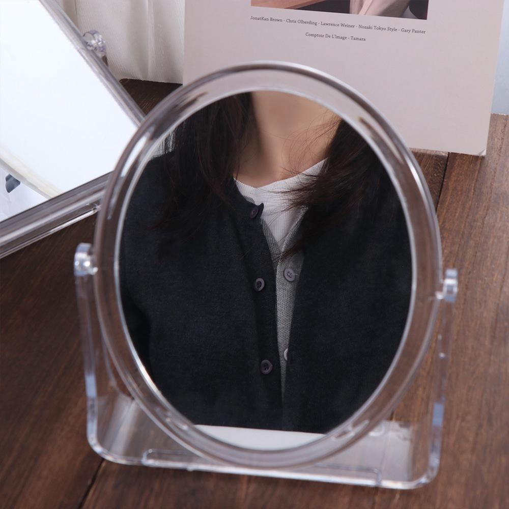 Flexible Desktop Cosmetic Mirror 360° Rotating Table Makeup Mirror  Dressing Table