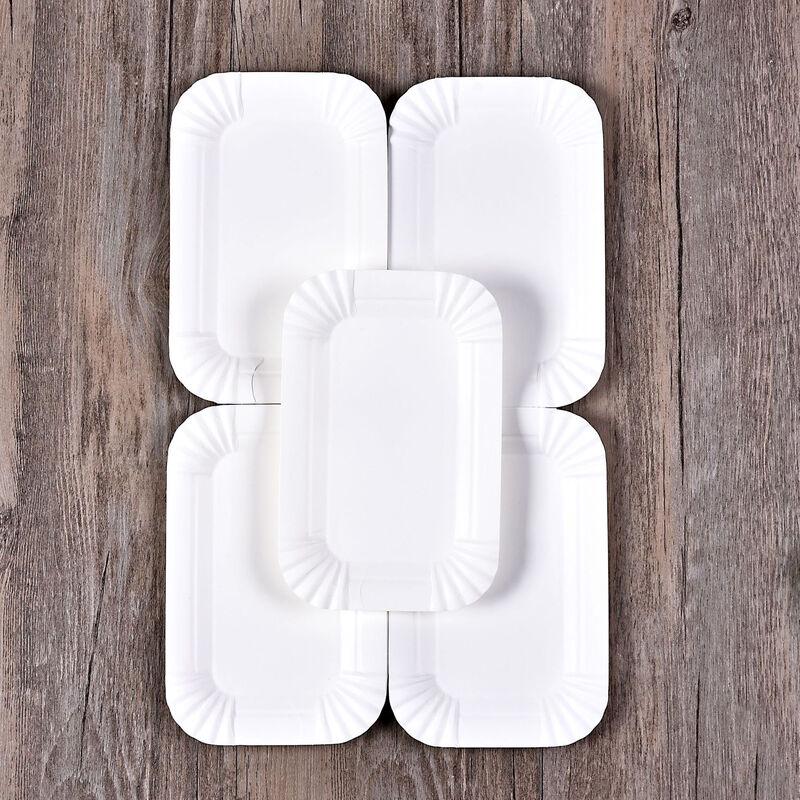 Disposable Rectangular Paper Plates