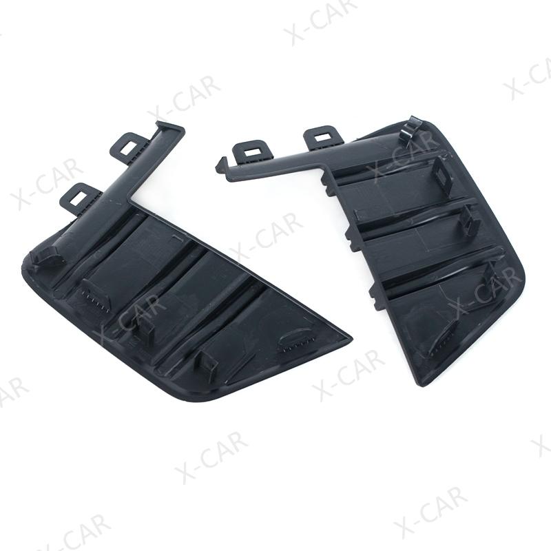 1Pair For Chevy Chevrolet Silverado 1500 Front Bumper Side Grille Corner Trim Cover Frame Lid GM1046121 GM1047121