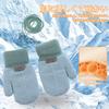 Umeloeo Knitted Cute and Thick Mittens for with Warm and Perfect for Playing in the and Commuting to Elementary Boys and Ages Size Ages Kids' Mittens,