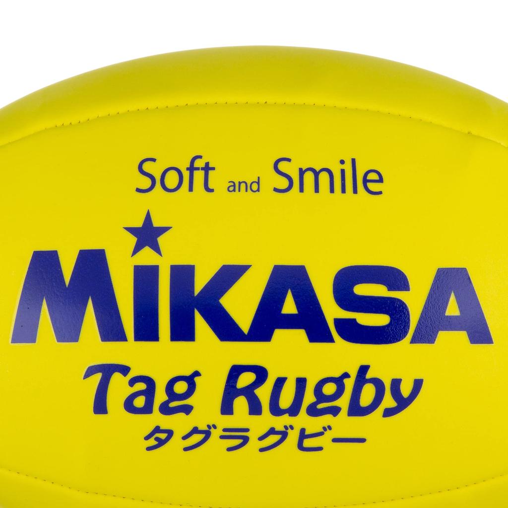 Mikasa Smile Tag Rugby Size 4 School Certified by the Japan School Physical Education Research Sponge Recommended internal pressure Yellow Ball,