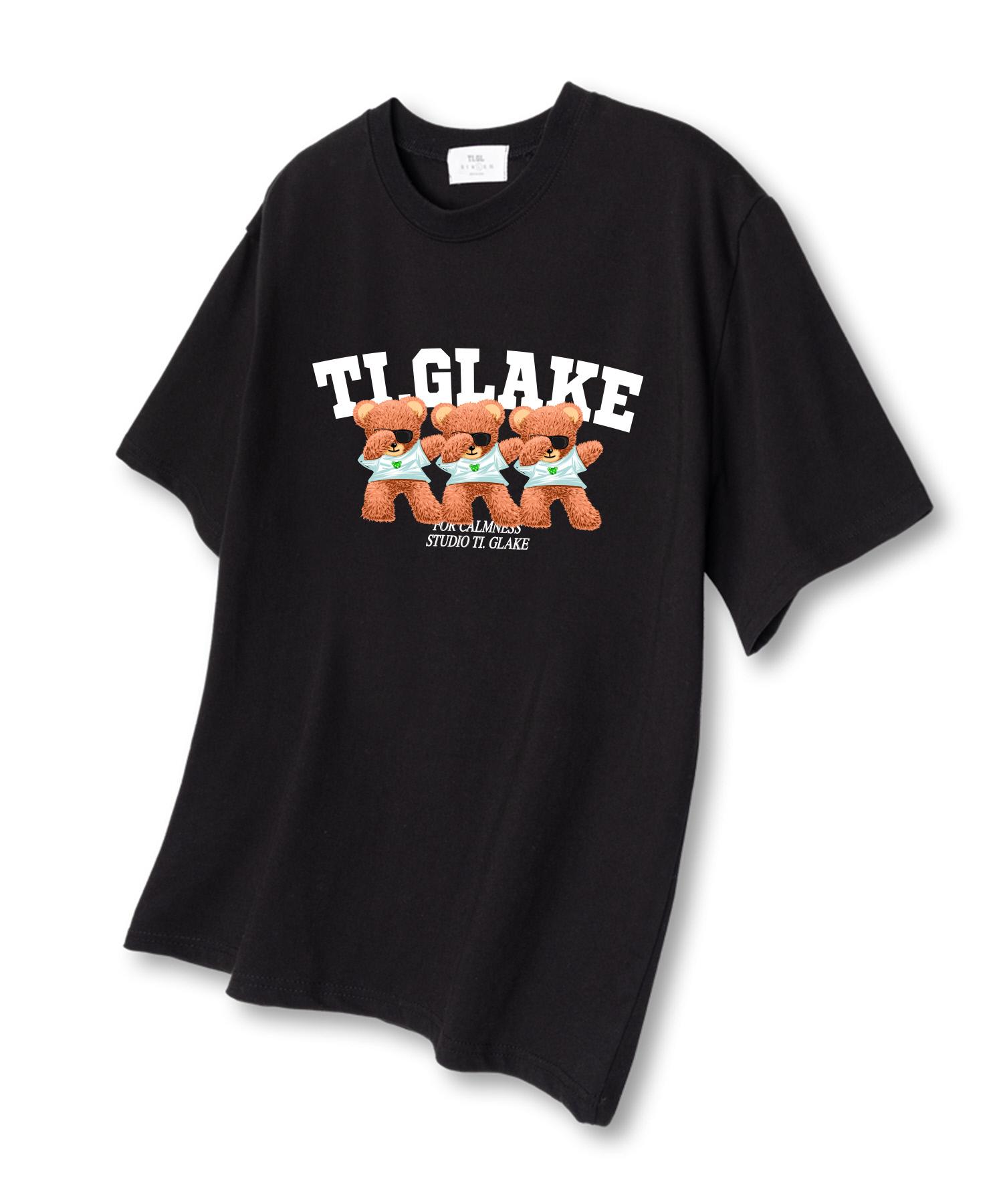 Tee Glake Swag Bear Short Sleeve T-Shirt Black L