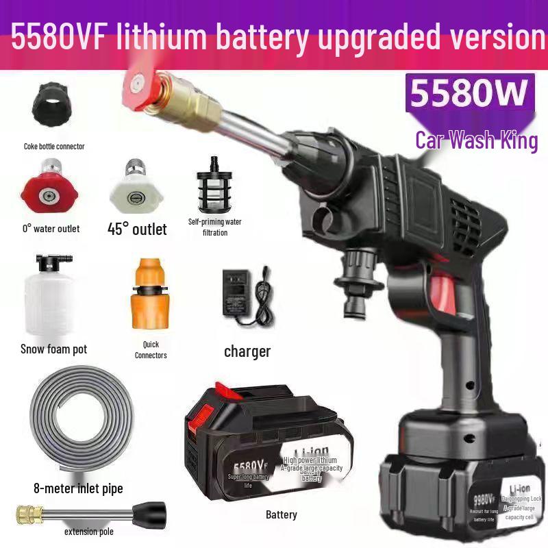 High-Pressure Car Wash Water Gun for Household Use