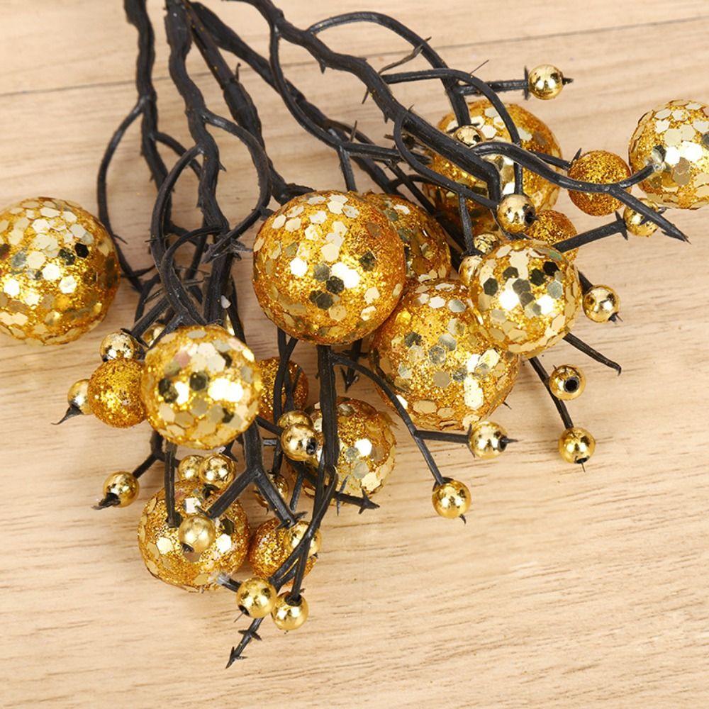 Bright Color Artificial Berries Reusable Christmas Ornament  Xmas