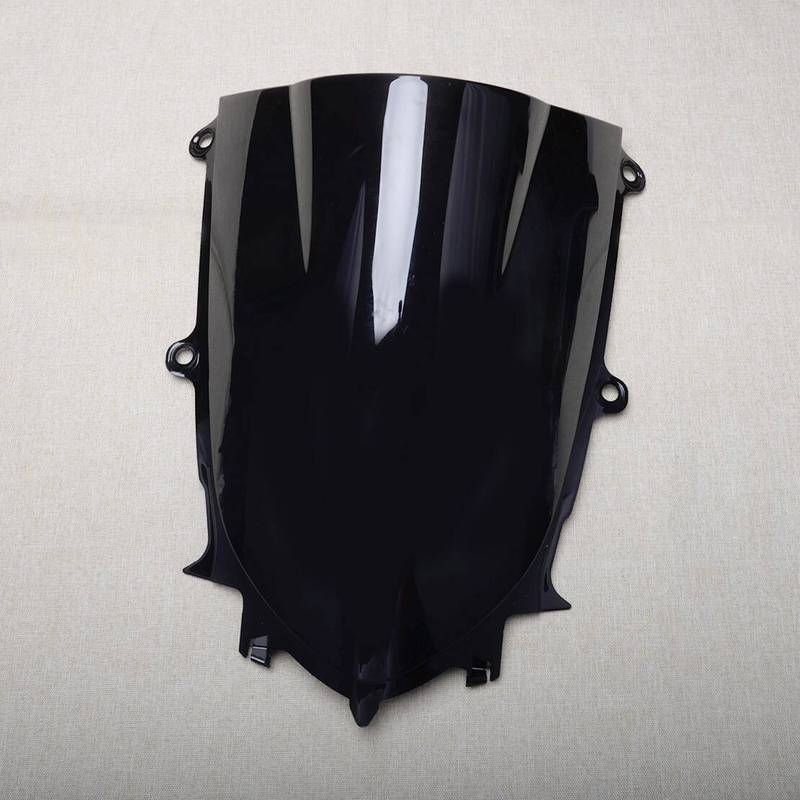 Motorcycle Windshield Windscreen Fit for Yamaha YZF-R6 600 2017 2018   YZF-R7    2024 Black