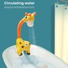 Non-Toxic Baby Bath Shower Head Toy Cute Giraffe Baby Stackable Electric Shower Toys Bathtub Water Sprinkler Bathtub Toy For Kids Toddlers