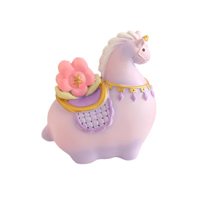 Guochao little fat horse creative resin ornament desktop home decoration Tang Sancai travel merchandise gift souvenir