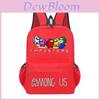 Among Us Student Backpack With Breathable Waterproof Canvas For Casual Travel