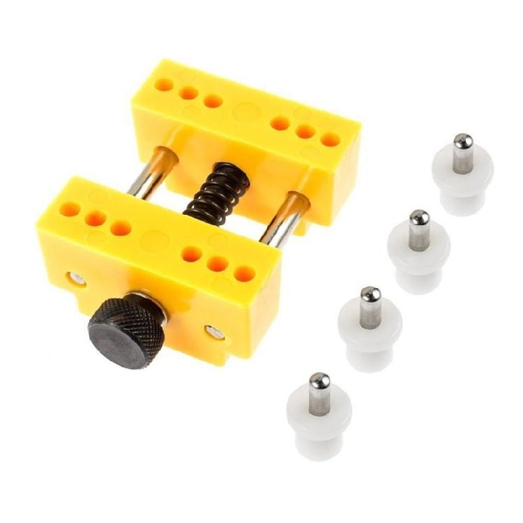 Watch Back Case Opener Holder Tool Set With Adjustable Jaws For Smoothly Battery Replacement And Repairing Work