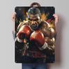 Mike Tyson Boxen Kunst Metallschilder Sport Poster Moderne Heimdekoration Wohnzimmer Benutzerdefiniertes Blechschild für Wandkunst Dekoration