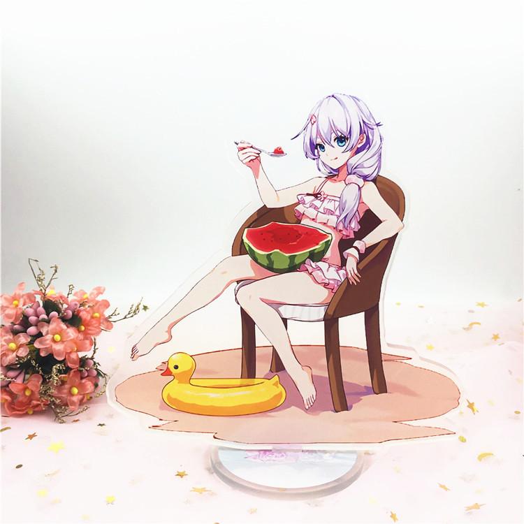 Game Anime Honkai Impact 3 Yae Sakura Teresa Mei Model Acrylic Figure Stand Painted Desk Decor Ornament Gift 15cm