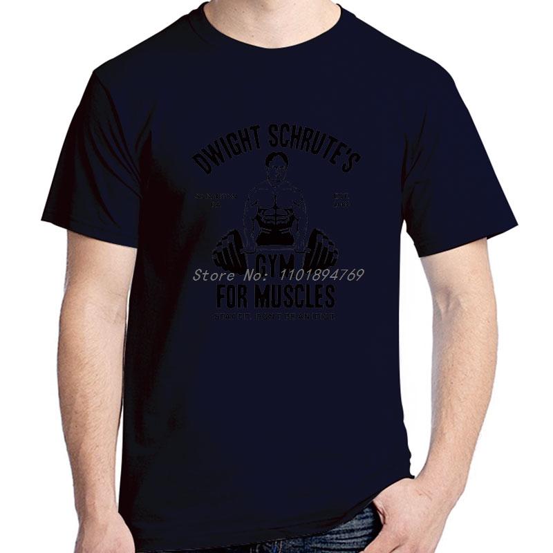 Dwight Schrute Gym For Muscles Graphic T Shirts Summer Tops Tshirt New Arrival Goods High Quality Short Sleeve Tee Unisexs Clothes