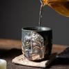 Dunhuang Gold Silver Tea Cup Handmade Personal Tea Mug Office Gift Home Decor Luxury