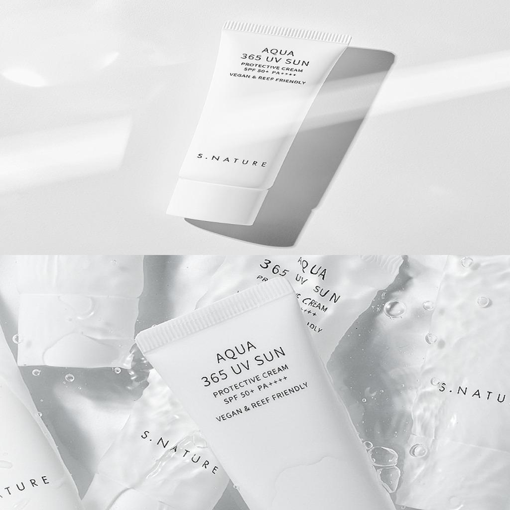 S.NATURE AQUA 365 UV SUN PROTECTIVE CREAM 40ml (SPF 50+)
