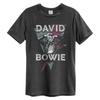 Camiseta Amplified David Bowie Look Into My Eyes para Hombre Color Carbón 100% Algodón Camisetas para Hombre Top Camiseta de David Bowie