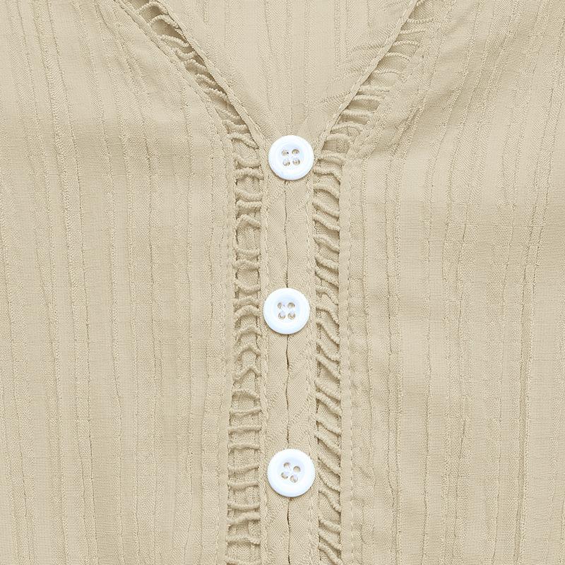 YYFS Women's Fashion Spring Fall Solid Color Print Long Sleeve V-Neck High Waist Casual Dresses