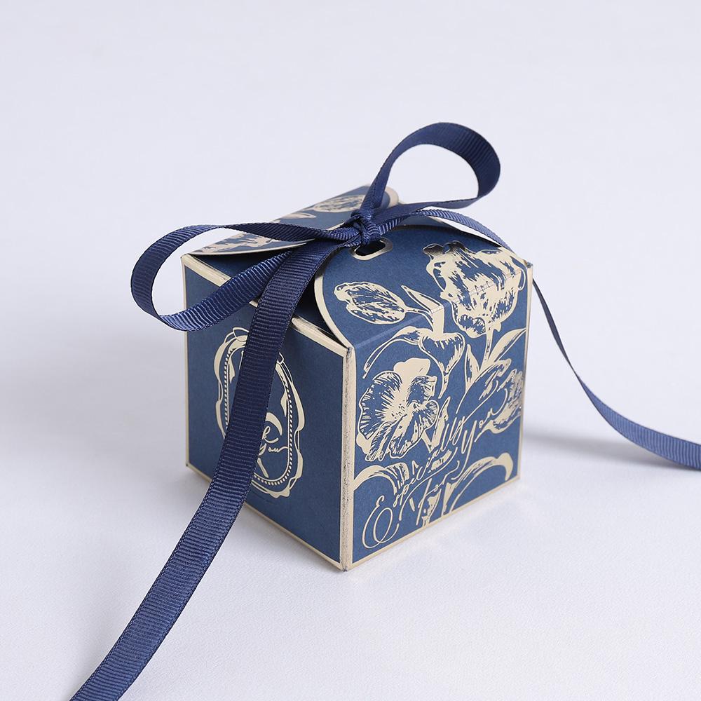 5/10Pcs Paper Candy Bow Gift Box for Wedding Marriage Decoration Bride Party Supplies DIY Table Ornament Accessory