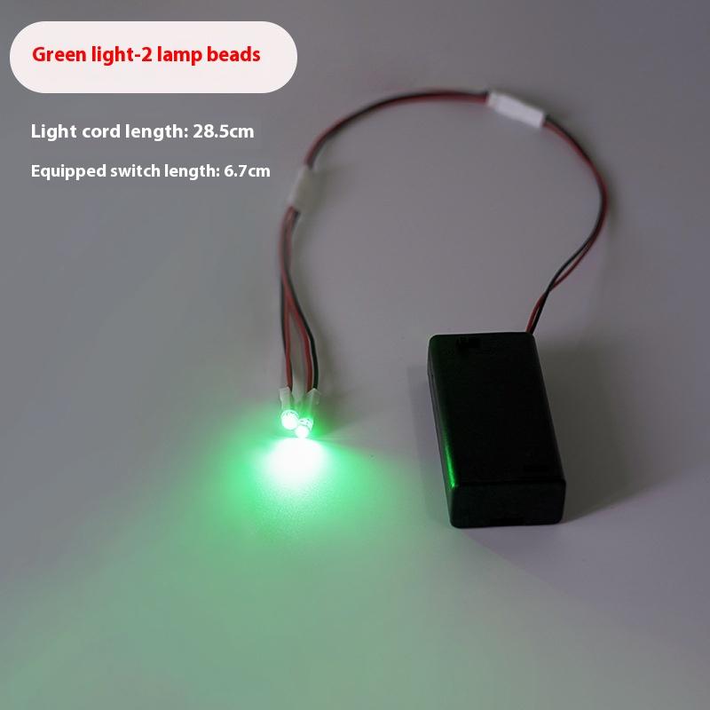 1 Bucată DIY Creativ Handmade Model Lumină Păpușă Casă de Păpuși Margele Lampă LED 3V Ultra Luminoase Micul Lumina de Noapte Nu. 5 Baterii Bec Mic