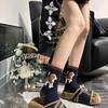 Cartoon Socks, Animal Socks, Women's Socks, Autumn and Winter Socks, Warm Socks, Thick Velvet Socks, Mid Length Socks