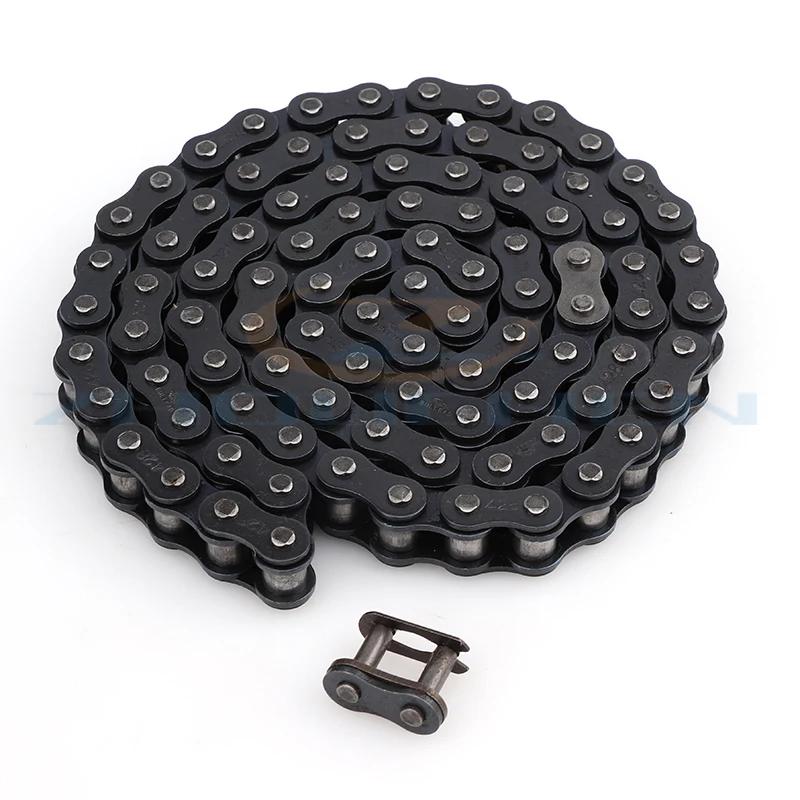 Motorcycle 428 Black Gold Chain 94/102/132/140L Links Fit For 50cc-250cc ATV Quad Pit Dirt Bike Go Kart Metal Motorcycle Parts