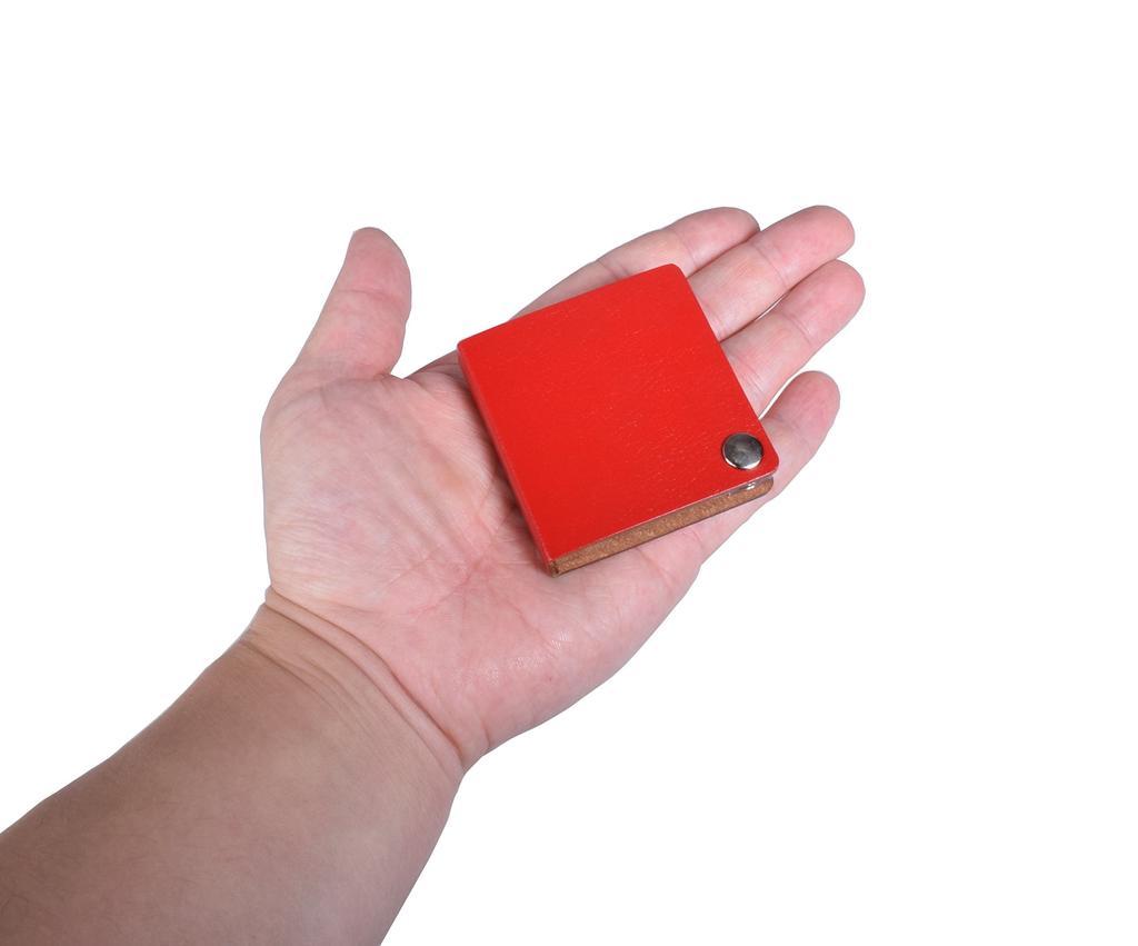 ESCHENBACH Portable Magnifying Glass, Economical Handy Magnifier, Red, 3.5x Magnification, 1730-131