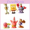 Entzückendes 6-teiliges Spongebob Schwammkopf Figurenset Perfekt für Sammler und zur Dekoration