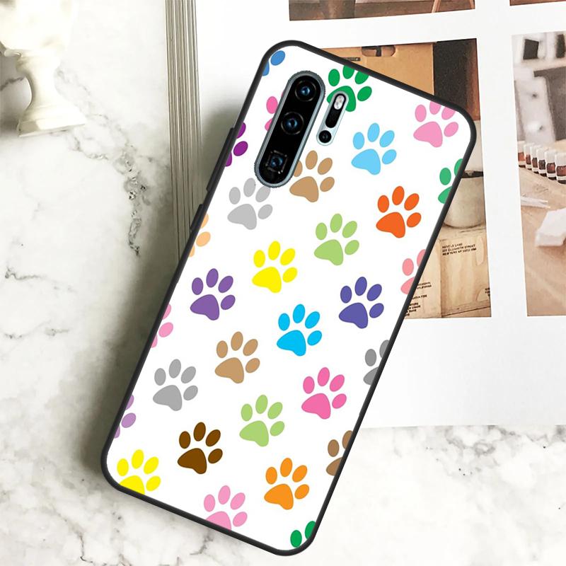 Cat Dog Paws For Huawei Nova Y70 Y72 Y73 Y60 Y90 Y61 Y91 7i 8i 11i 12i 12s 9 10 SE P20 P30 P40 Lite Case