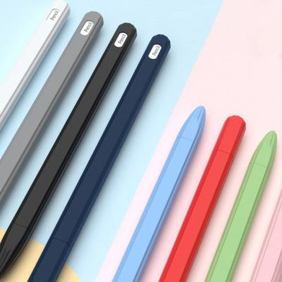 Estojo de Lápis para Tablet de Silicone Antiderrapante Impermeável Capa para Stylus Ergonômica à Prova de Choque para Apple Pencil Pro/2