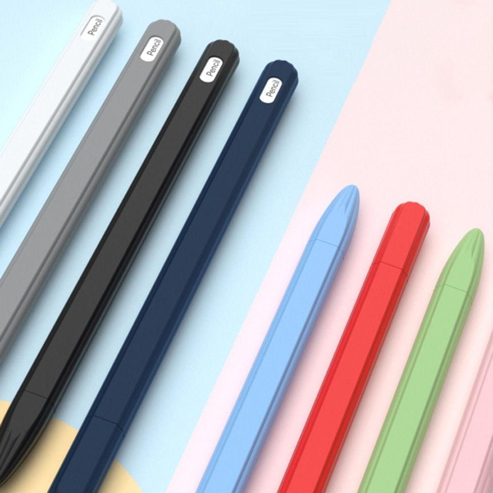 Custodia in Silicone per Matita Tablet Antiurto Antiscivolo Custodia per Stylus Ergonomica Colorata Copri Penna Touch Screen per Apple Pencil Pro/2
