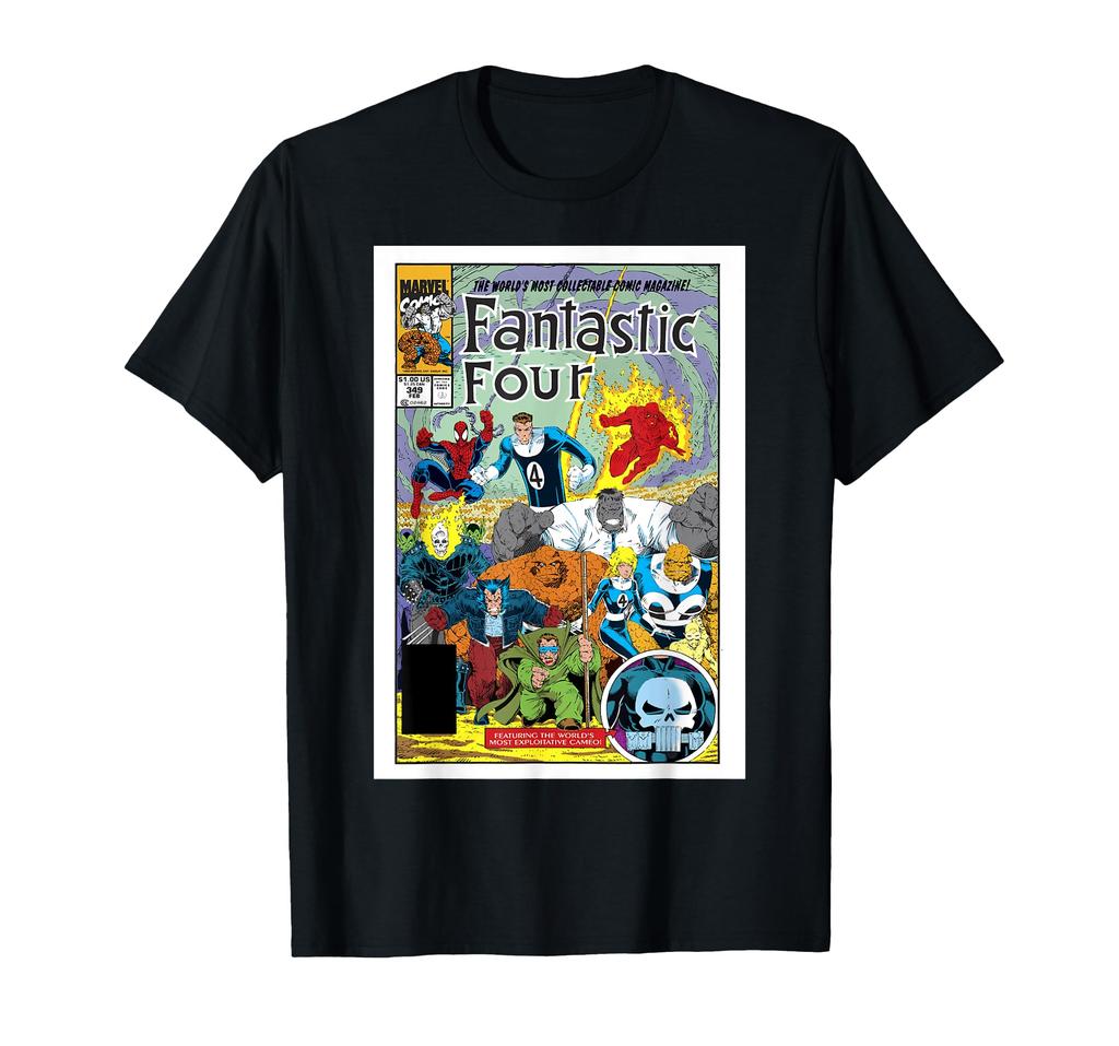 Marvel Limited Edition Fantastic Four Vintage Comic Book Cover T-Shirt