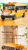 Jumbo Inertial School Bus Toy with Lights and Music - Early Educational Vehicle for Kids