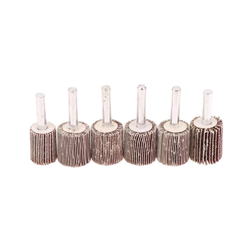 3Pcs 80 Grits Alumina Particles Flap Wheel Sanding Paper Flap Wheel For Removing Rust Deburring Grinding Polishing Flat