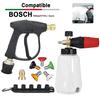 Complete Pressure Washer Kit - 2175PSI Gun, Aluminum Foam Cannon, 5 Nozzles & Adapters for Nilfisk/STIHL/Bosch