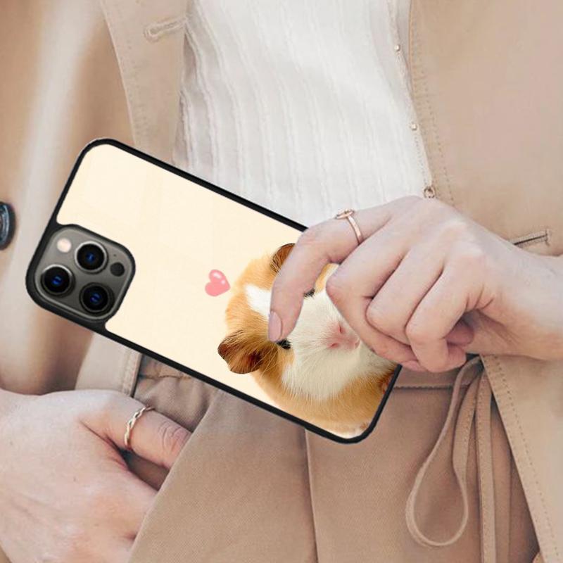 Creative Simple Cute Guinea Pig Magnetic Phone Case For APPLE iPhone 17 Air 16 14 13 12 Pro Max 15 Plus Wireless MagSafe Cover