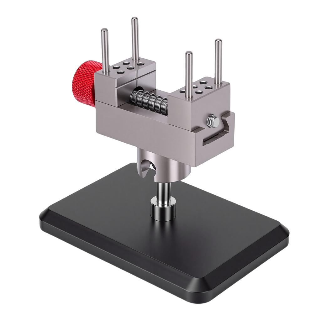   Bench Vise with Base 360 Degree Rotating Sliding Rail Stainless Steel Bench Clamp for Jewelry Making Model Crafts Repair
