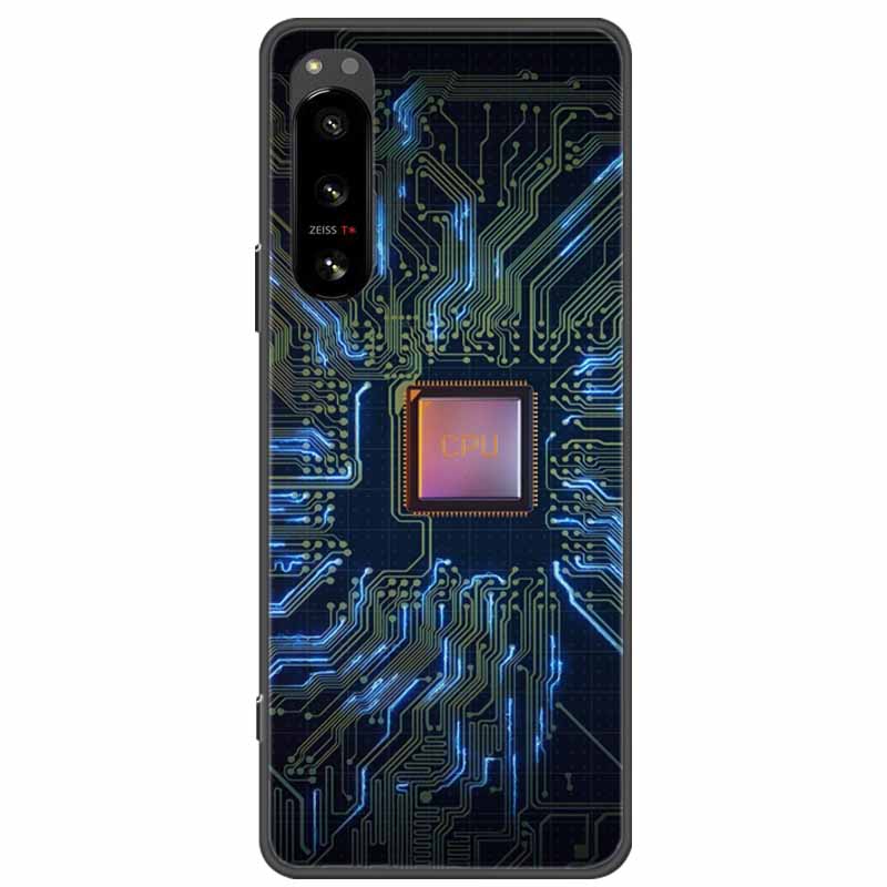 Pro Sony Xperia 5 / 5 II / 5 III Pouzdro TPU Měkký Silikon Nárazuvzdorná Pouzdra pro Sony Xperia 5 III Kryt Telefonu 5II 5III Vlk Lvi