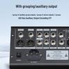 HuiDu Professional 8-Channel Analog Audio Mixer (CN Version)